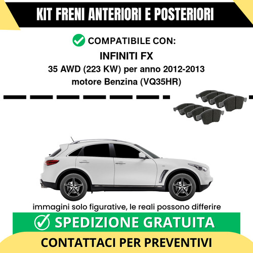 Pastiglie freno ant post - freno,