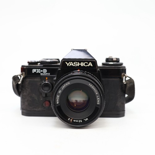 Yashica quartz fotocamera - fx-d,